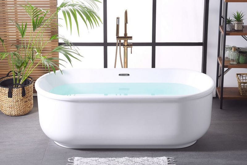 Attsjö Badekar Fritstående - Hvid - Hus & renovering - Køkken & bad - Badeværelse - Badekar - Fritstående badekar