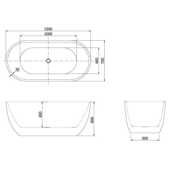 Badekar Bathlife Trygg - Hus & renovering - Køkken & bad - Badeværelse - Badekar - Fritstående badekar