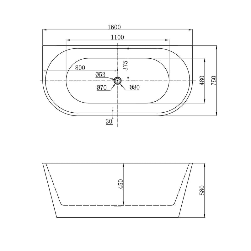 Badekar Frisk - Hvid - Hus & renovering - Køkken & bad - Badeværelse - Badekar - Fritstående badekar