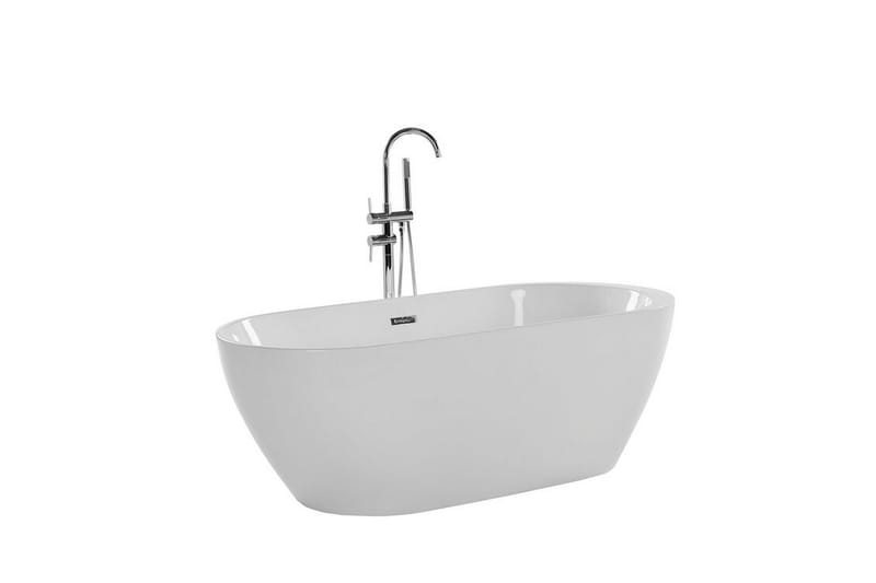 Badekar fritstående 160 cm hvid NEVIS - Hvid - Hus & renovering - Køkken & bad - Badeværelse - Badekar