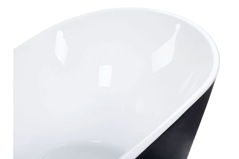Badekar fritstående 180 cm sort ANTIGUA - Sort - Hus & renovering - Køkken & bad - Badeværelse - Badekar