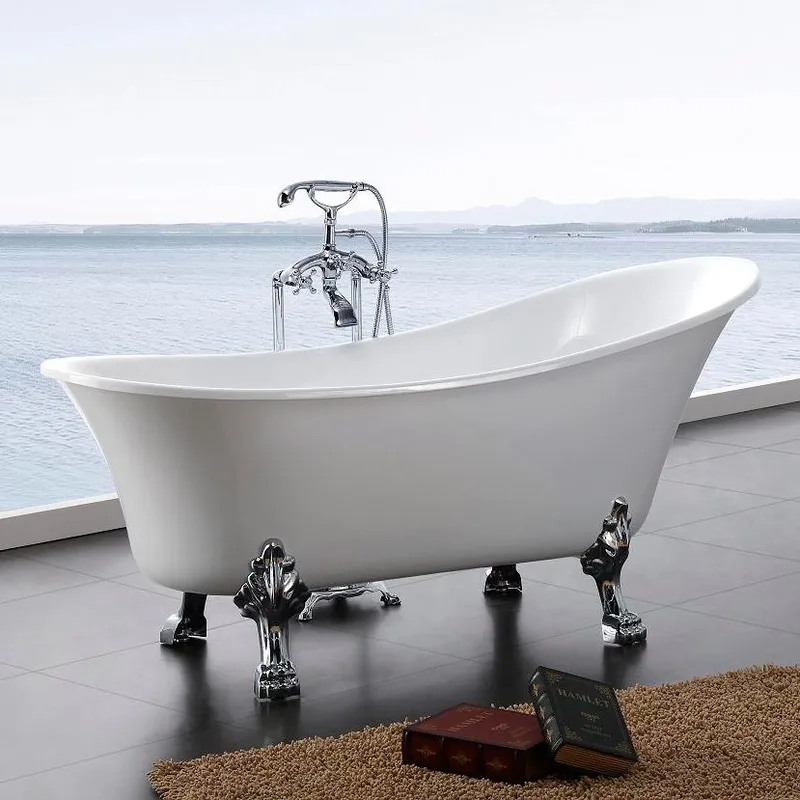 Badekar med løvefødder Bathlife Fossing Hvid