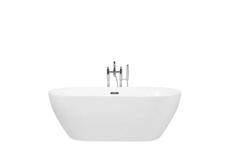 Badkar fritstående 150 cm hvid CARRERA, Hvid