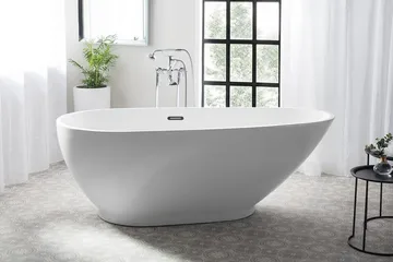 Guiana badekar 170 cm - Hvid - Hus & renovering - Køkken & bad - Badeværelse - Badekar - Fritstående badekar