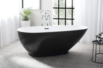 Guiana badekar 170 cm - Sort - Hus & renovering - Køkken & bad - Badeværelse - Badekar