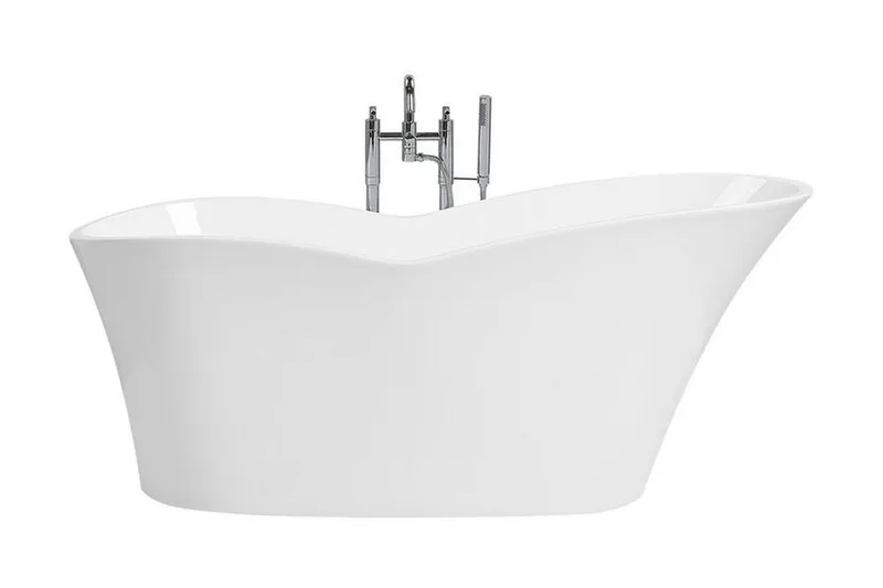 Hiddenlak Badekar Fritstående, Hvid