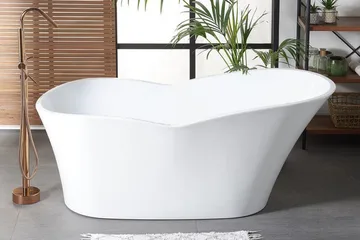 Hiddenlak Badekar Fritstående - Hvid - Hus & renovering - Køkken & bad - Badeværelse - Badekar - Fritstående badekar