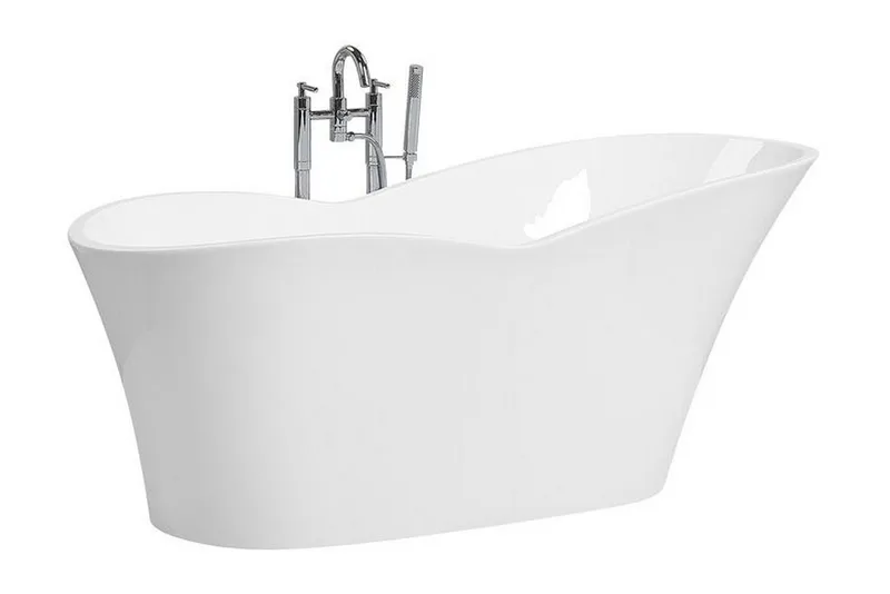 Hiddenlak Badekar Fritstående - Hvid - Hus & renovering - Køkken & bad - Badeværelse - Badekar - Fritstående badekar