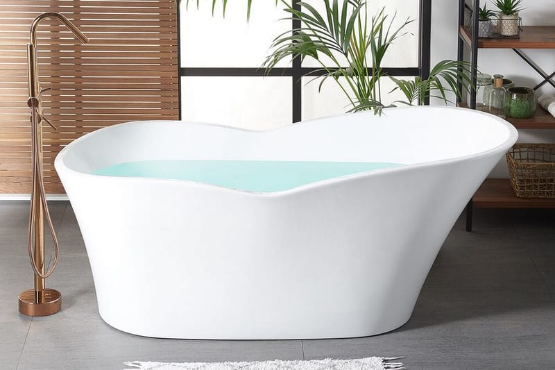 Hiddenlak Badekar Fritstående - Hvid - Hus & renovering - Køkken & bad - Badeværelse - Badekar - Fritstående badekar