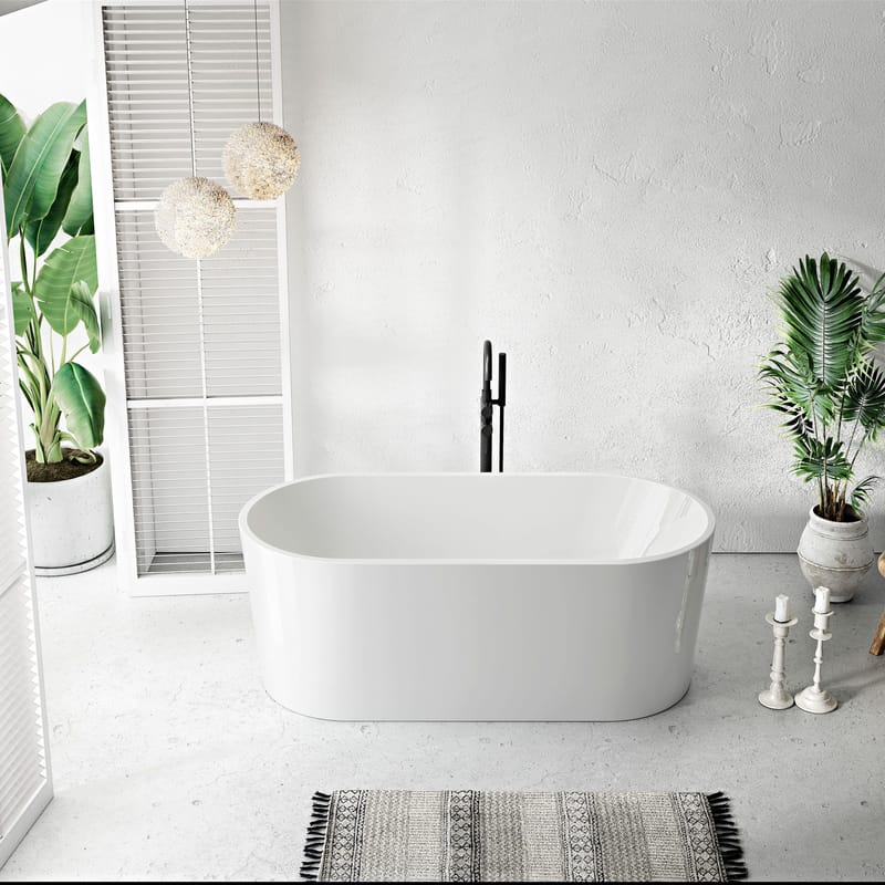 Ideal Badekar Bathlife Fritstående rundt - Hus & renovering - Køkken & bad - Badeværelse - Badekar - Fritstående badekar