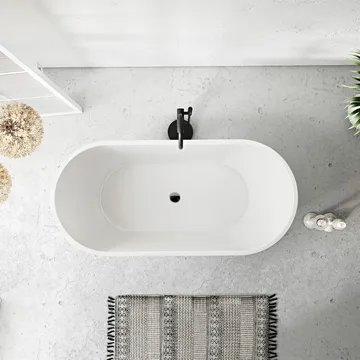 Ideal Badekar Bathlife Fritstående rundt - Hus & renovering - Køkken & bad - Badeværelse - Badekar - Fritstående badekar