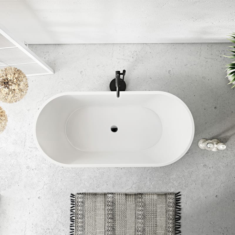 Ideal Badekar Bathlife Fritstående rundt - Hus & renovering - Køkken & bad - Badeværelse - Badekar - Fritstående badekar