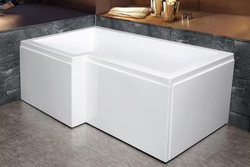 Badkar Bathlife Vit - Hus & renovering - Køkken & bad - Badeværelse - Badekar