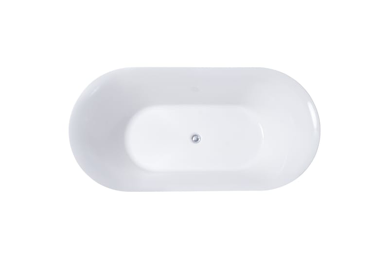 Lykke Badekar Arctic Deluxe 150x75x58 cm - Hvid - Hus & renovering - Køkken & bad - Badeværelse - Badekar