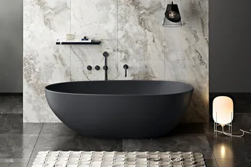 Badkar Bathlife Svart - Hus & renovering - Køkken & bad - Badeværelse - Badekar