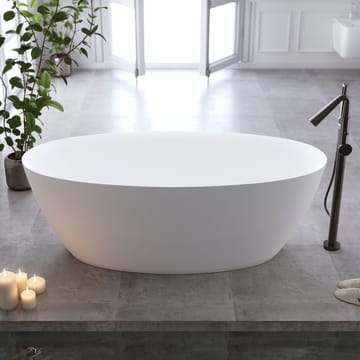 Bathlife Sund Siddebadekar 170 cm - Mat Hvid - Hus & renovering - Køkken & bad - Badeværelse - Badekar