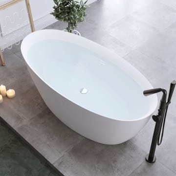 Bathlife Sund Siddebadekar 170 cm - Mat Hvid - Hus & renovering - Køkken & bad - Badeværelse - Badekar