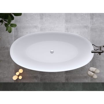Bathlife Sund Siddebadekar 170 cm - Mat Hvid - Hus & renovering - Køkken & bad - Badeværelse - Badekar