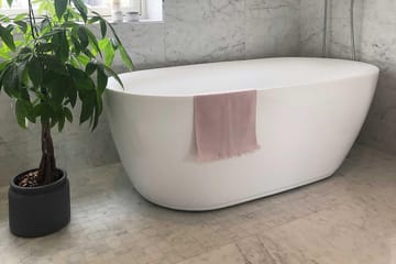 Sittbadkar Bathlife Vit - Hus & renovering - Køkken & bad - Badeværelse - Badekar - Fritstående badekar