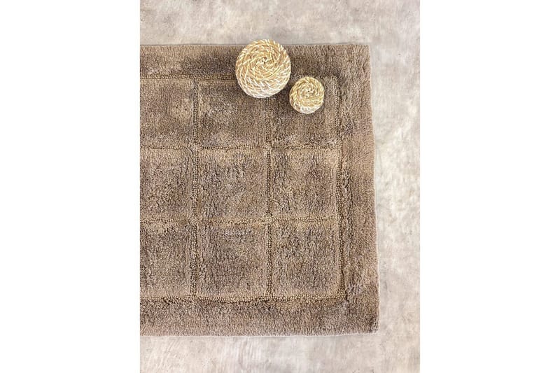 Badeværelsesmåtte Firkant - 50x80 cm, Dark Linen - Tekstiler - Tæpper - Badeværelsesmåtte