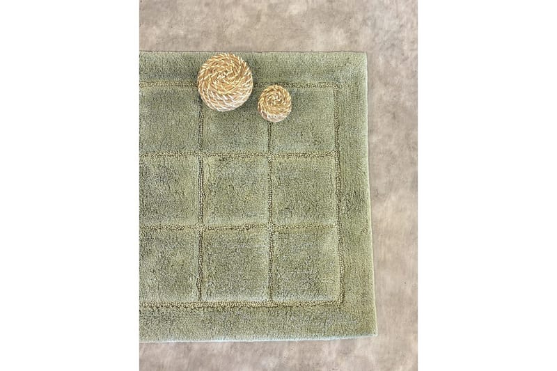 Badeværelsesmåtte Firkant - 50x80 cm, Lysegrøn - Hus & renovering - Køkken & bad - Badeværelse - Badeværelsestilbehør