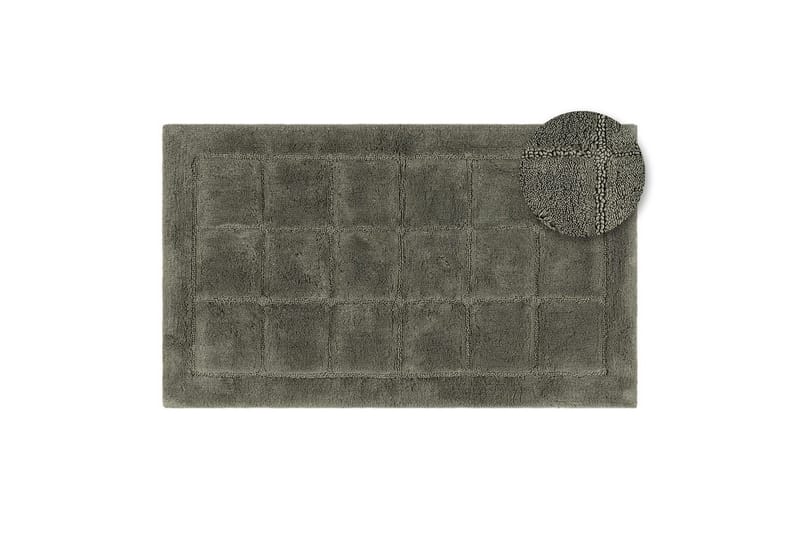 Badeværelsesmåtte Firkant - 50x80 cm, Smaragdgrøn - Hus & renovering - Køkken & bad - Badeværelse - Badeværelsestilbehør