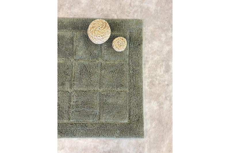 Badeværelsesmåtte Firkant - 50x80 cm, Smaragdgrøn - Hus & renovering - Køkken & bad - Badeværelse - Badeværelsestilbehør