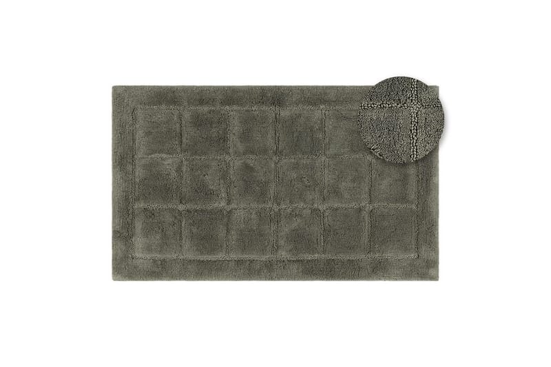 Badeværelsesmåtte Firkant - 50x80 cm, Smaragdgrøn - Tekstiler - Tæpper - Badeværelsesmåtte