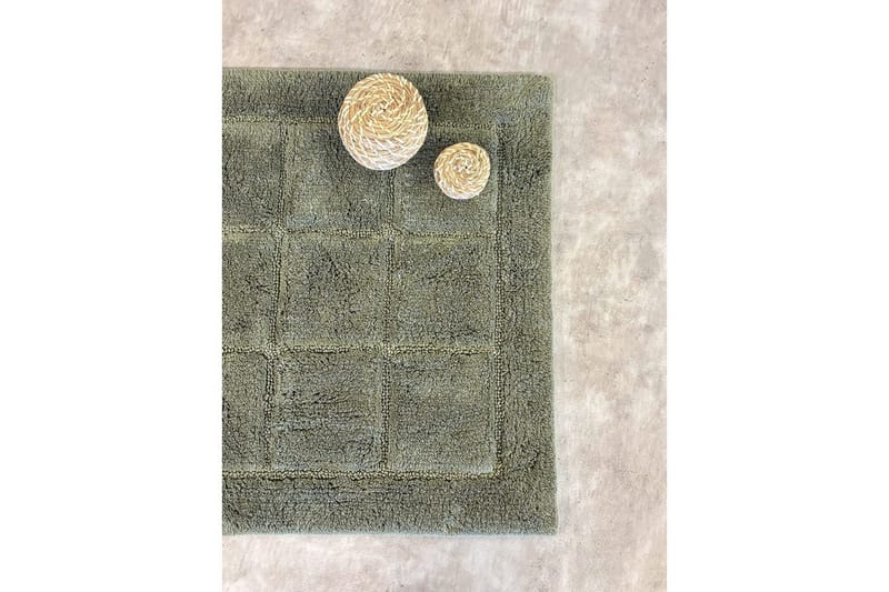 Badeværelsesmåtte Firkant - 50x80 cm, Smaragdgrøn - Tekstiler - Tæpper - Badeværelsesmåtte