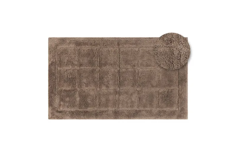 Badeværelsesmåtte Firkant - 70x120 cm, Dark Linen - Tekstiler - Tæpper - Badeværelsesmåtte