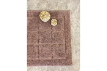 Badeværelsesmåtte Firkant - 70x120 cm, Dusty Pink - Tekstiler - Tæpper - Badeværelsesmåtte