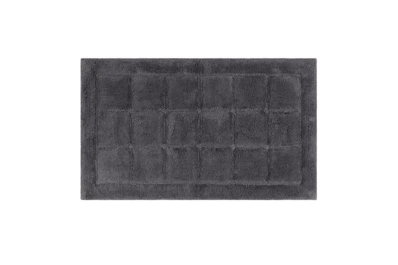 Badeværelsesmåtte Firkant - 70x120 cm, Grå - Hus & renovering - Køkken & bad - Badeværelse - Badeværelsestilbehør