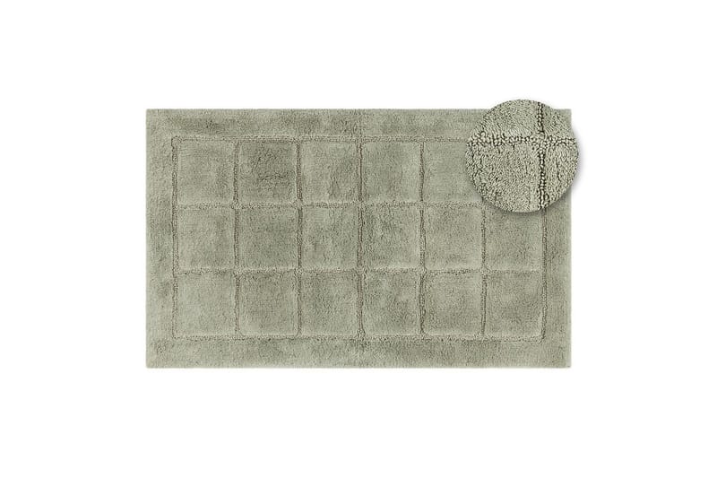 Badeværelsesmåtte Firkant - 70x120 cm, Lysegrøn - Hus & renovering - Køkken & bad - Badeværelse - Badeværelsestilbehør