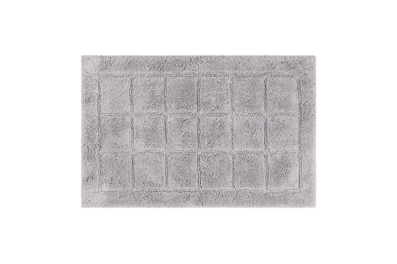 Badeværelsesmåtte Firkant - 70x120 cm, Sølv - Hus & renovering - Køkken & bad - Badeværelse - Badeværelsestilbehør