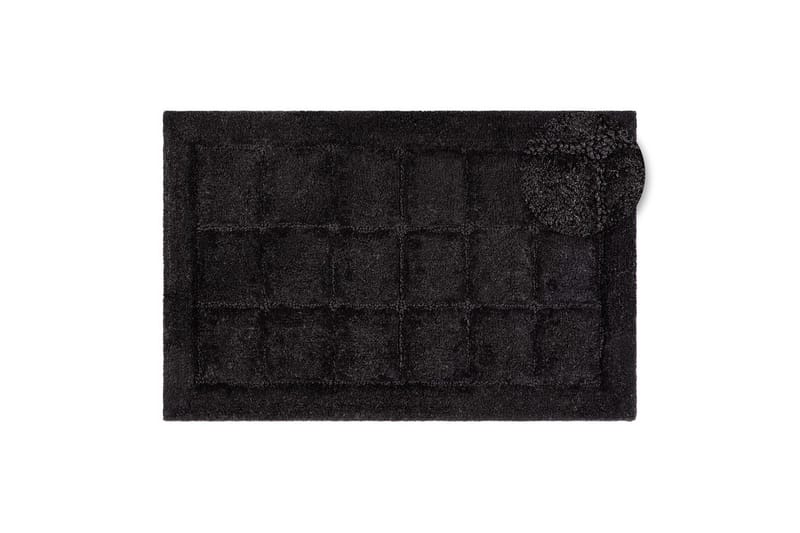 Badeværelsesmåtte Firkant - 70x120 cm, Sort - Hus & renovering - Køkken & bad - Badeværelse - Badeværelsestilbehør