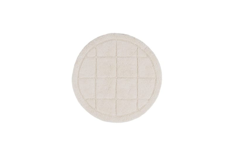 Badeværelsesmåtte Firkant - 80x80 cm, Creme - Tekstiler - Tæpper - Badeværelsesmåtte