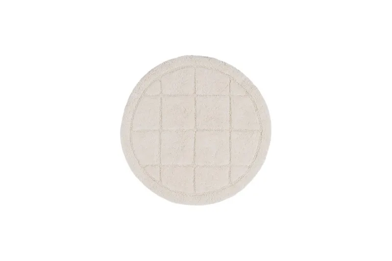Badeværelsesmåtte Firkant, 80x80 cm, Creme