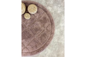 Badeværelsesmåtte Firkant - 80x80 cm, Dusty Pink - Tekstiler - Tæpper - Badeværelsesmåtte