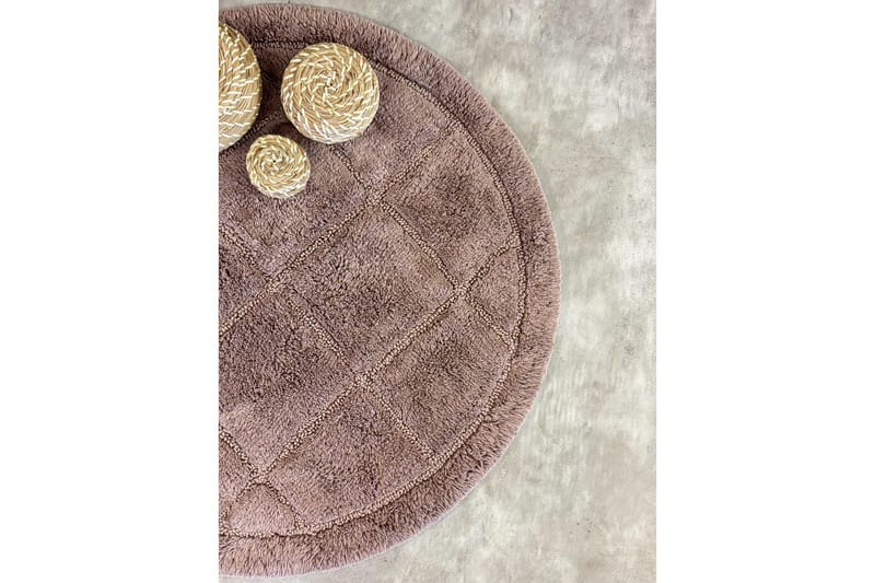 Badeværelsesmåtte Firkant - 80x80 cm, Dusty Pink - Tekstiler - Tæpper - Badeværelsesmåtte