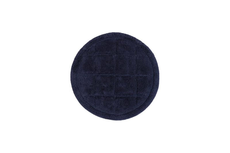 Badeværelsesmåtte Firkant - 80x80 cm, Marineblå - Tekstiler - Tæpper - Badeværelsesmåtte