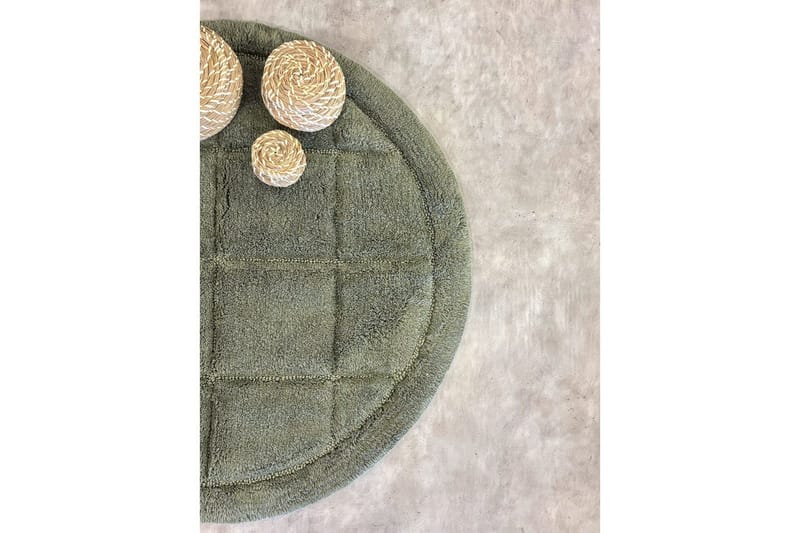 Badeværelsesmåtte Firkant - 80x80 cm, Smaragdgrøn - Tekstiler - Tæpper - Badeværelsesmåtte