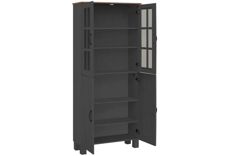 Alby Højskab til Badeværelse 130x75x30 cm - Grå - Hus & renovering - Køkken & bad - Badeværelse - Badeværelsesmøbler - Badeværelsesskab