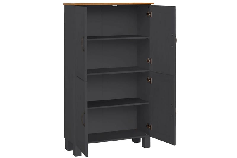 Alby Højskab til Badeværelse 130x75x30 cm - Grå - Hus & renovering - Køkken & bad - Badeværelse - Badeværelsesmøbler - Badeværelsesskab