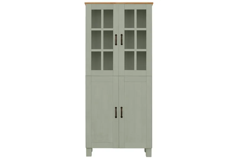 Alby Højskab til Badeværelse 130x75x30 cm - Grøn - Hus & renovering - Køkken & bad - Badeværelse - Badeværelsesmøbler - Badeværelsesskab