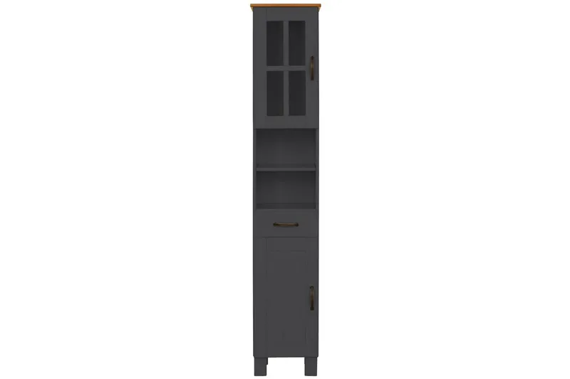 Alby Højskab til Badeværelse 180x33x30 cm - Grå - Hus & renovering - Køkken & bad - Badeværelse - Badeværelsesmøbler - Badeværelsesskab