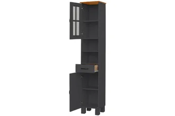 Alby Højskab til Badeværelse 180x33x30 cm - Grå - Hus & renovering - Køkken & bad - Badeværelse - Badeværelsesmøbler - Badeværelsesskab