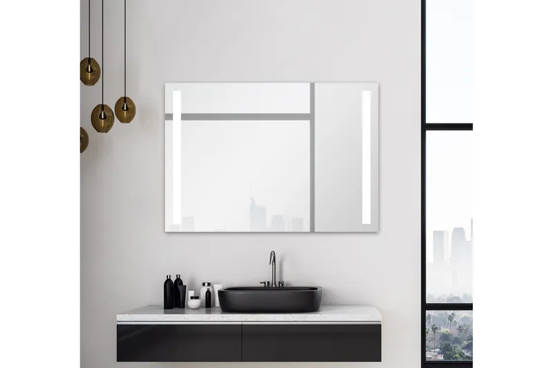 Allejaure Badeværelsesspejl 70 cm LED-belysning