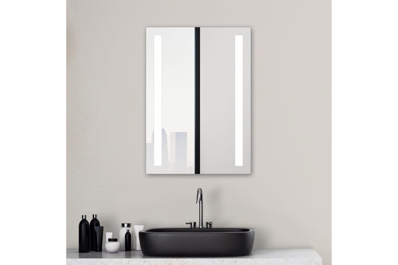 Allejaure Badeværelsesspejl 70 cm LED-belysning