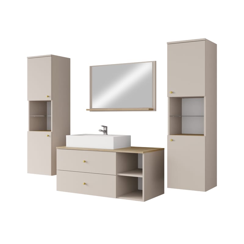 Askersund Badeværelsesmøbelsæt, Beige