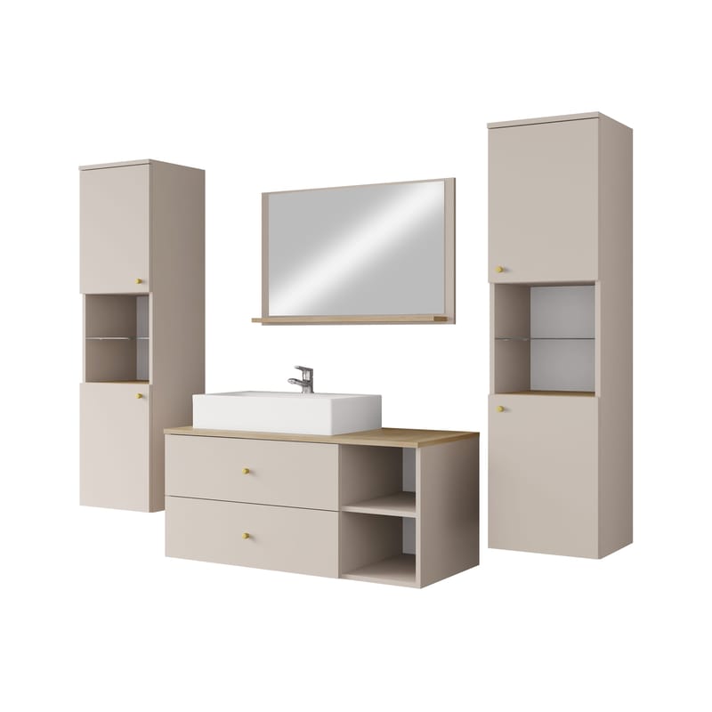 Askersund Badeværelsesmøbelsæt, Beige